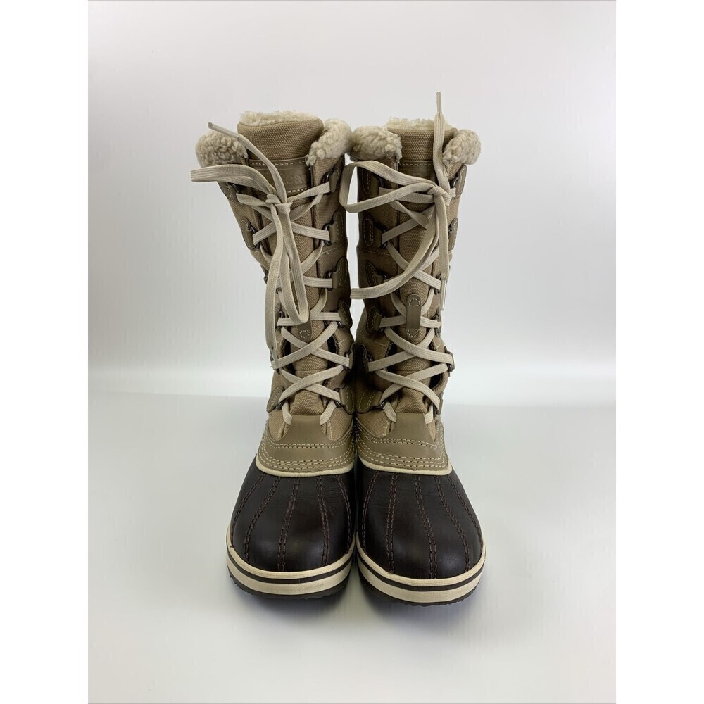 BOGO LL Bean Rangeley Insulated Pac Boots Tan Canvas Lace Up Waterproof 502965 6 - Picture 3 of 13